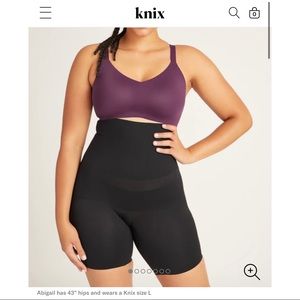 NWOT Knix Black XXL High Rise Shaper Short